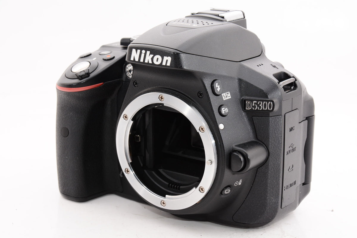 【外観特上級】Nikon デジタル一眼レフカメラ D5300 AF-P ダブルズームキット ブラック D5300WZ3