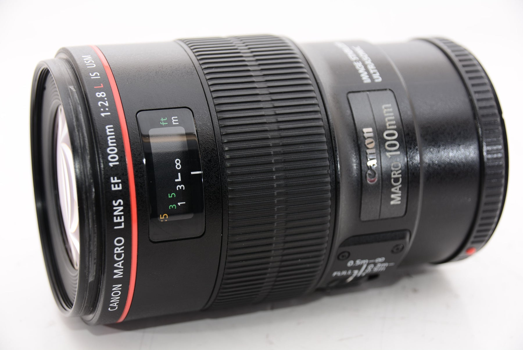 外観特上級】Canon 単焦点マクロレンズ EF100mm F2.8 マクロ USM フル 