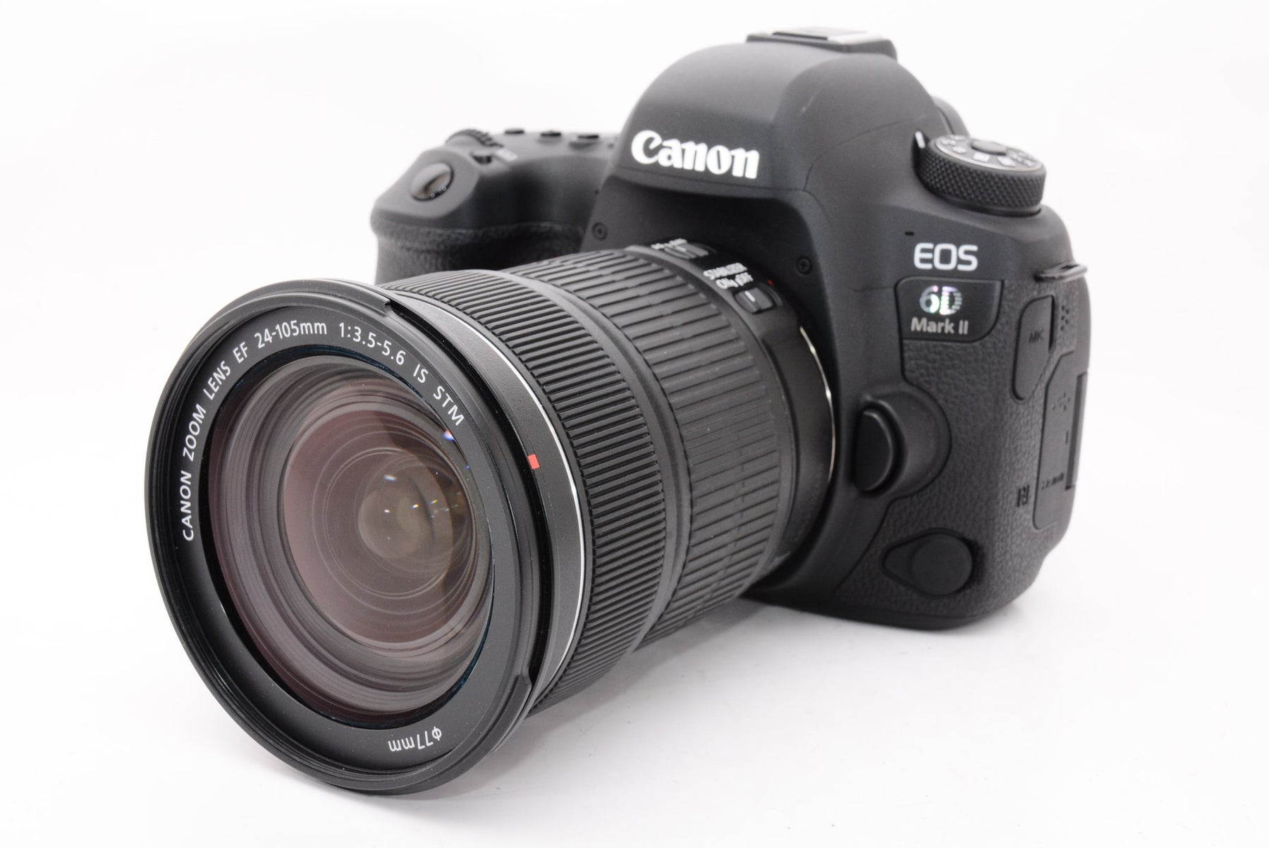 【外観特上級】Canon デジタル一眼レフカメラ EOS 6D Mark II EF24-105 IS STM レンズキット EOS6DMK2-24105ISSTMLK