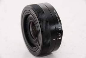 【外観特上級】パナソニック 標準ズームレンズ マイクロフォーサーズ用 ルミックス G VARIO 12-32mm/F3.5-5.6 ASPH./MEGA O.I.S. ブラック H-FS12032-K