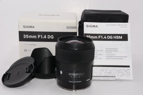 【外観特上級】SIGMA 単焦点広角レンズ Art 35mm F1.4 DG HSM キヤノン用 フルサイズ対応 340544