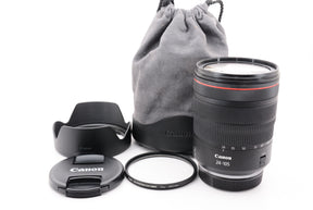 【外観特上級】Canon 中望遠ズームレンズ RF24-105mm F4L IS USM EOSR対応 全長107.3mm ブラック RF24-10540LIS