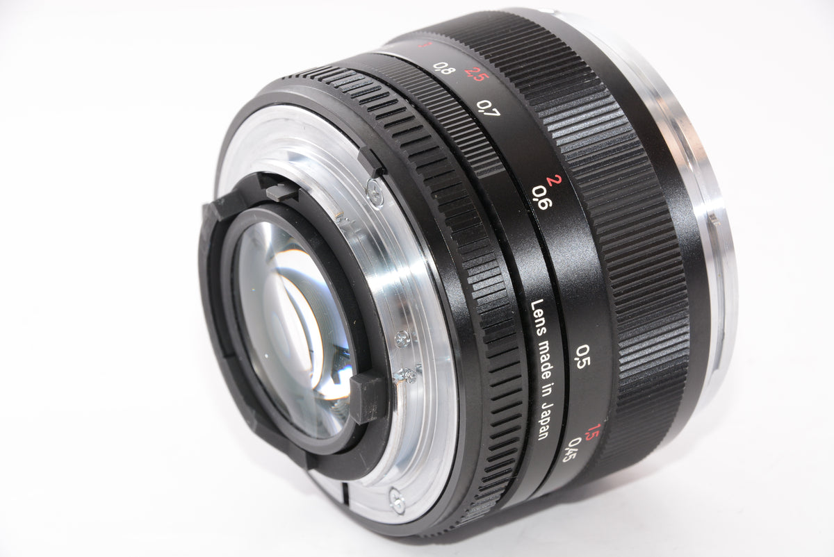 【外観特上級】Carl Zeiss PLANAR T*1.4/50mm ブラック ZF.2 (ニコンCPU内蔵マウント対応) PLANART1.4/50BKZF2