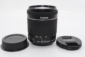 【外観特上級】Canon 標準ズームレンズ EF-S18-55mm F3.5-5.6 IS STM APS-C対応