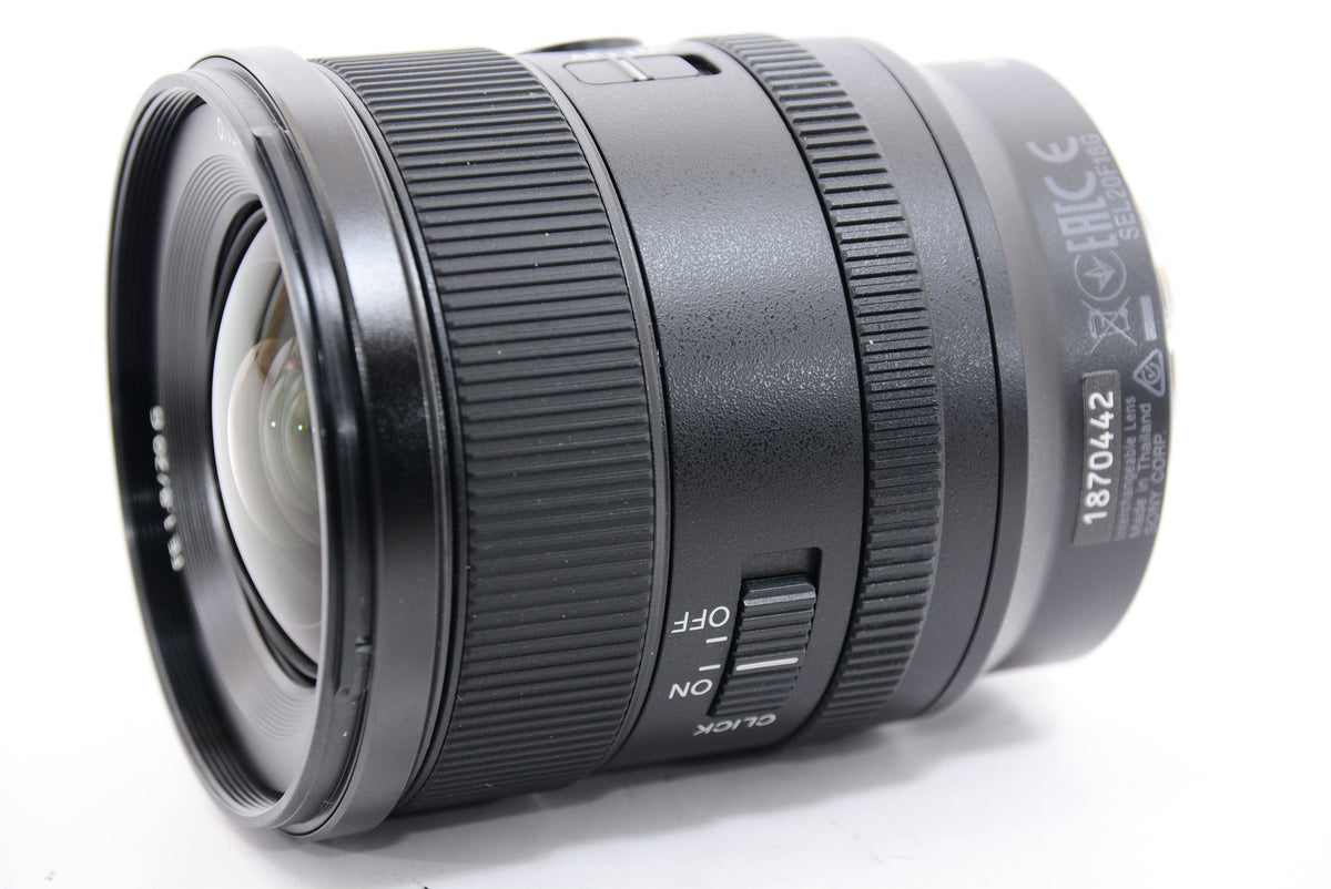 【ほぼ新品】ソニー SONY 単焦点レンズ FE 20mm F1.8 G Eマウント35mmフルサイズ対応 SEL20F18G