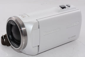 【外観特上級】パナソニック HDビデオカメラ V360MS 16GB 高倍率90倍ズーム ホワイト HC-V360MS-W