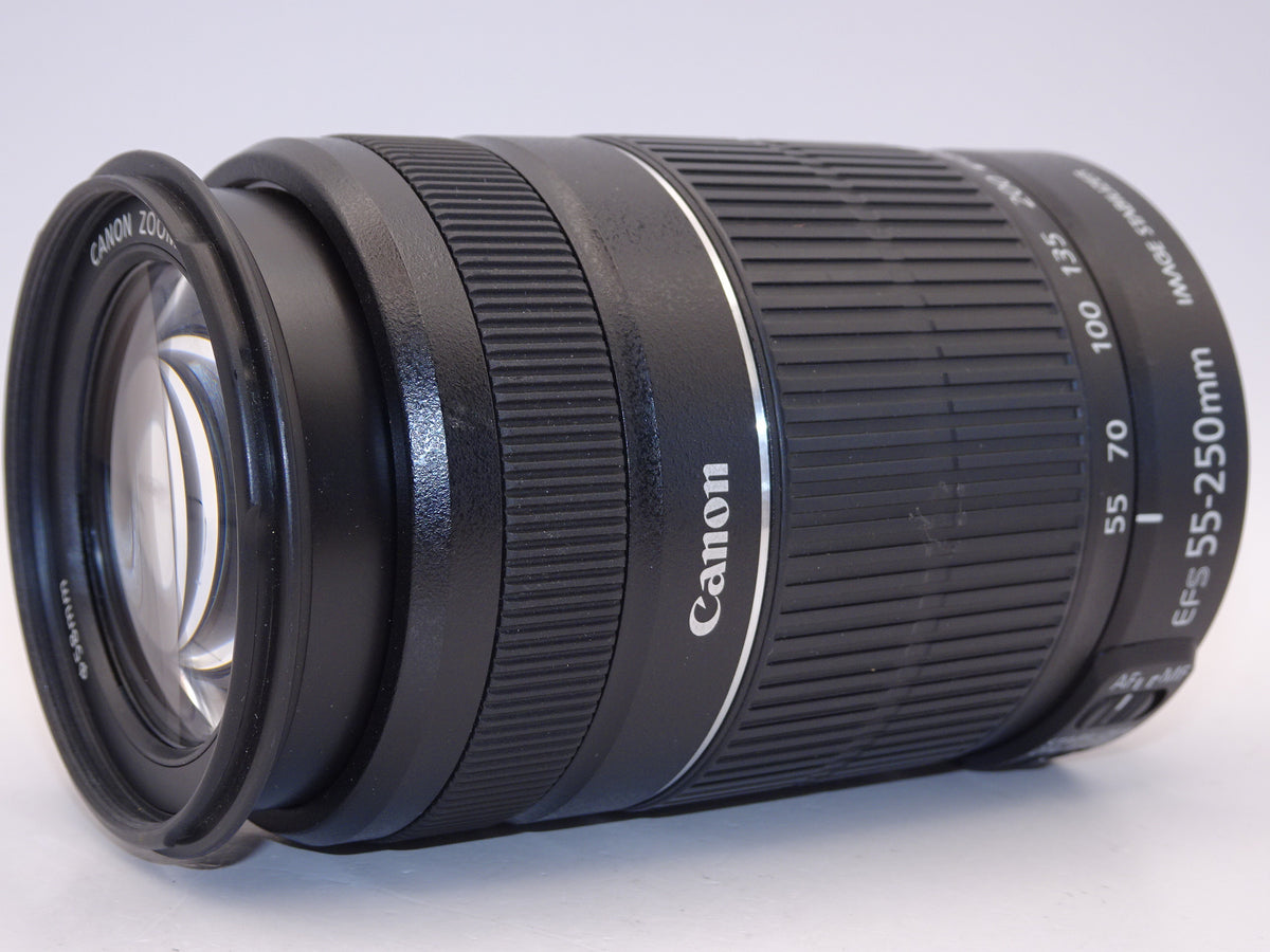 【外観特上級】Canon 望遠ズームレンズ EF-S55-250mm F4-5.6 IS II