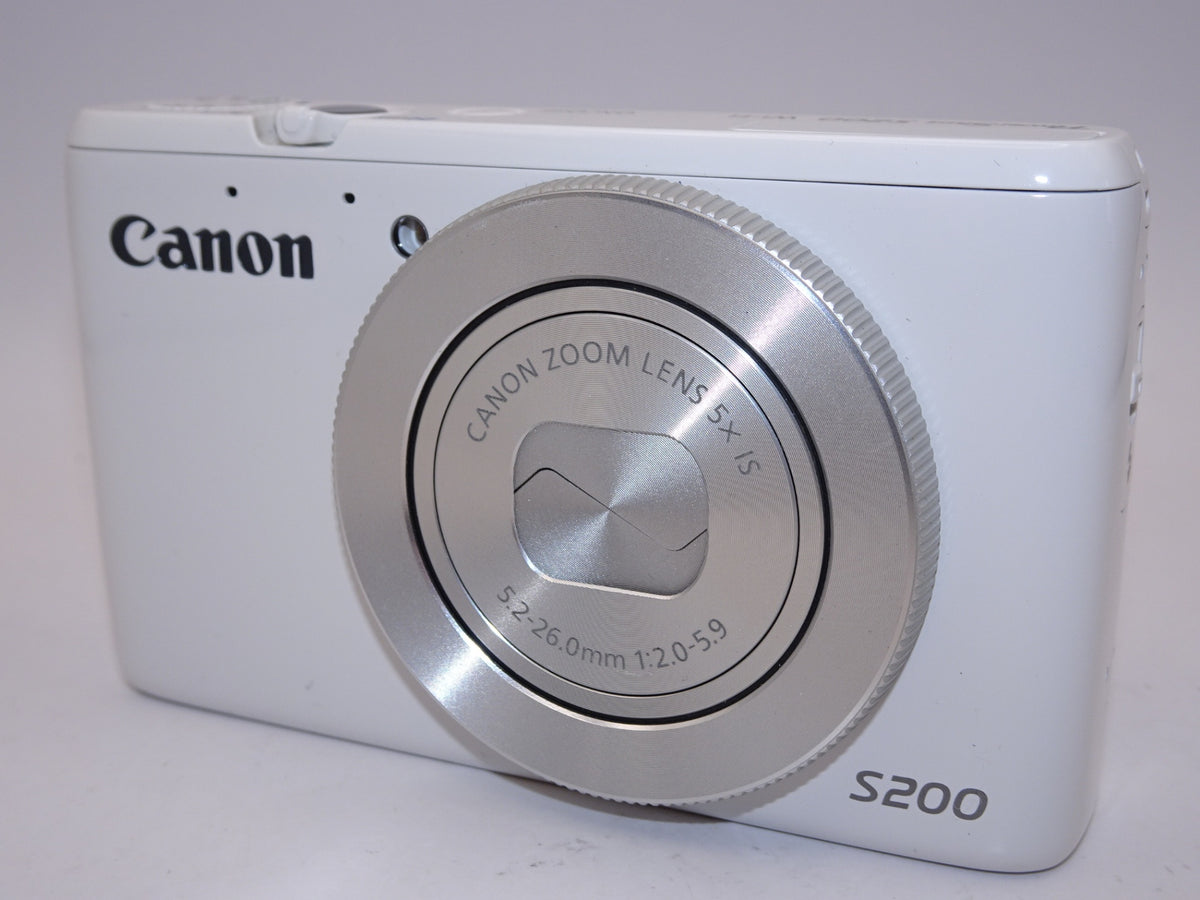 【外観並級】Canon デジタルカメラ PowerShot S200 ホワイト PSS200(WH)