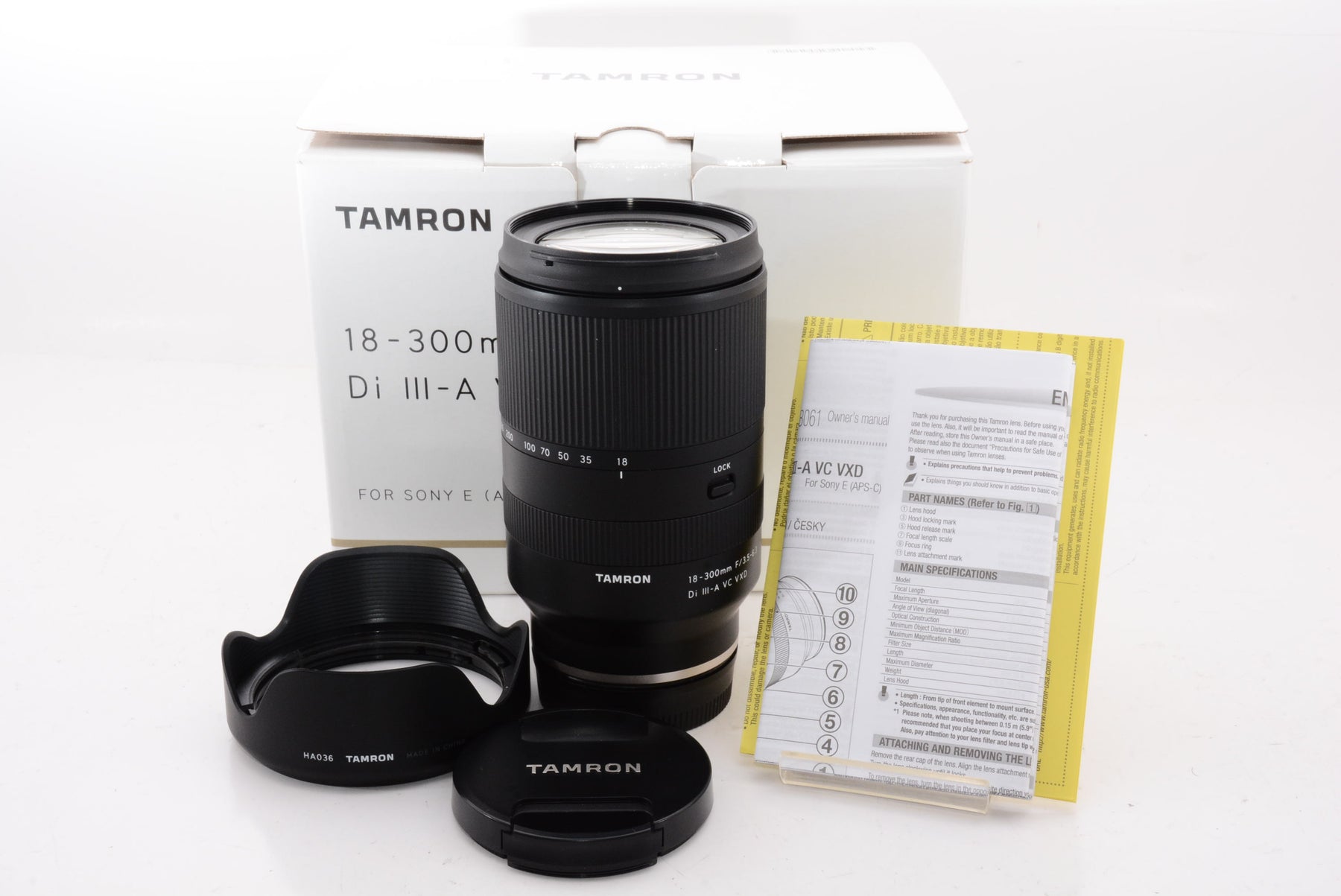 【外観特上級】タムロン TAMRON 18-300mmF3.5-6.3Di?-A VC VXD ソニーEマウント用【B061S】