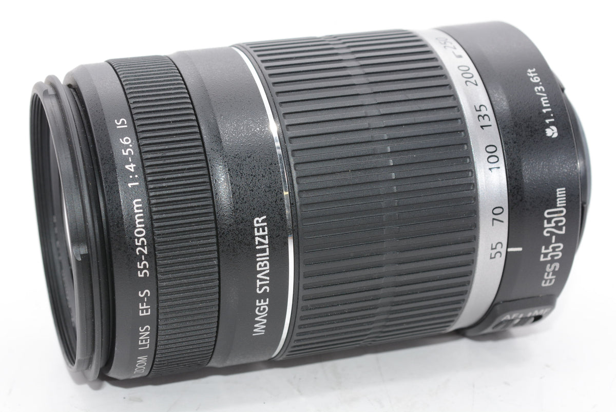 【外観特上級】Canon 望遠レンズ EF-S55-250mm F4-5.6 IS