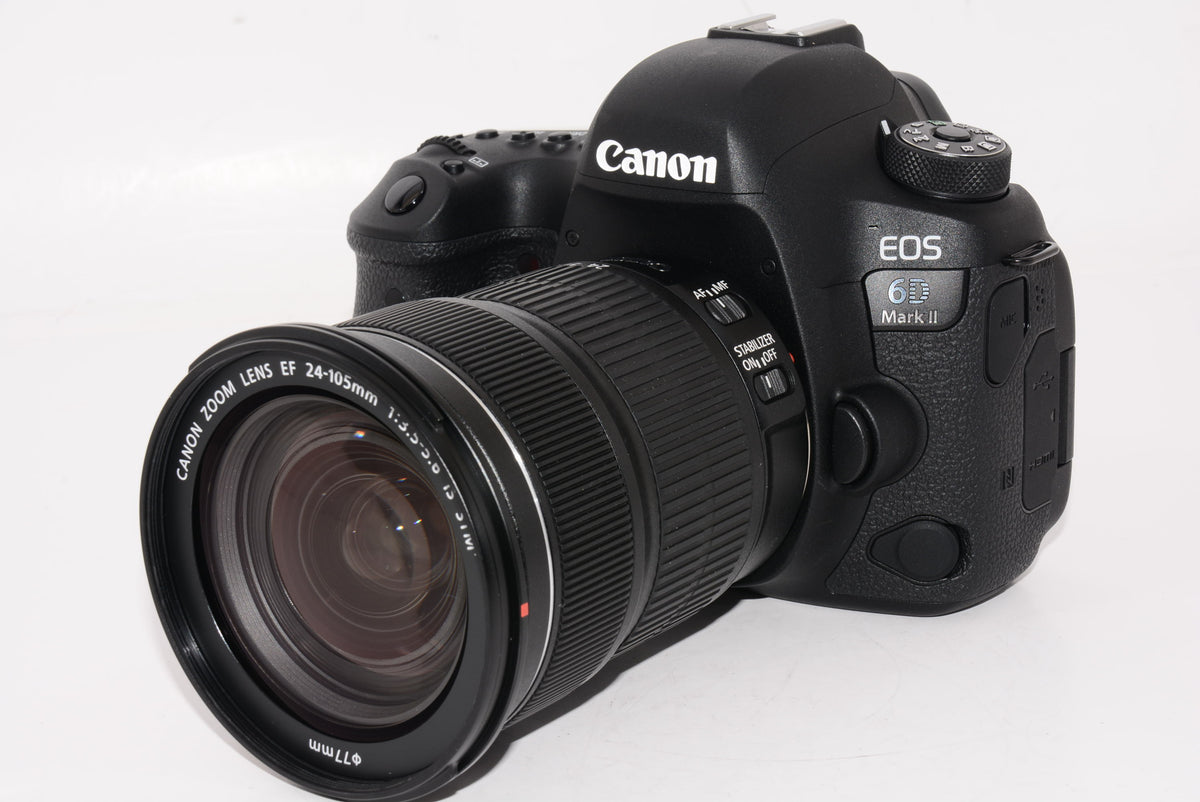 【外観特上級】Canon デジタル一眼レフカメラ EOS 6D Mark II EF24-105 IS STM レンズキット EOS6DMK2-24105ISSTMLK