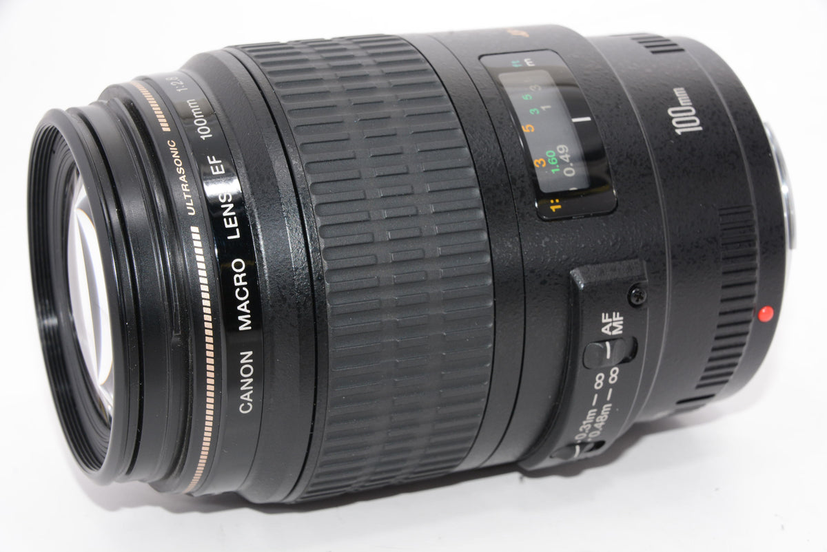 【外観特上級】Canon 単焦点マクロレンズ EF100mm F2.8 マクロ USM フルサイズ対応