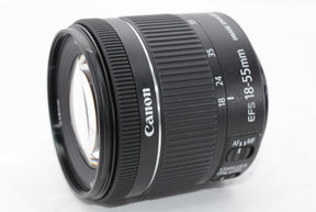 【外観特上級】Canon 標準ズームレンズ EF-S18-55mm F4.0-5.6IS STM APS-C対応
