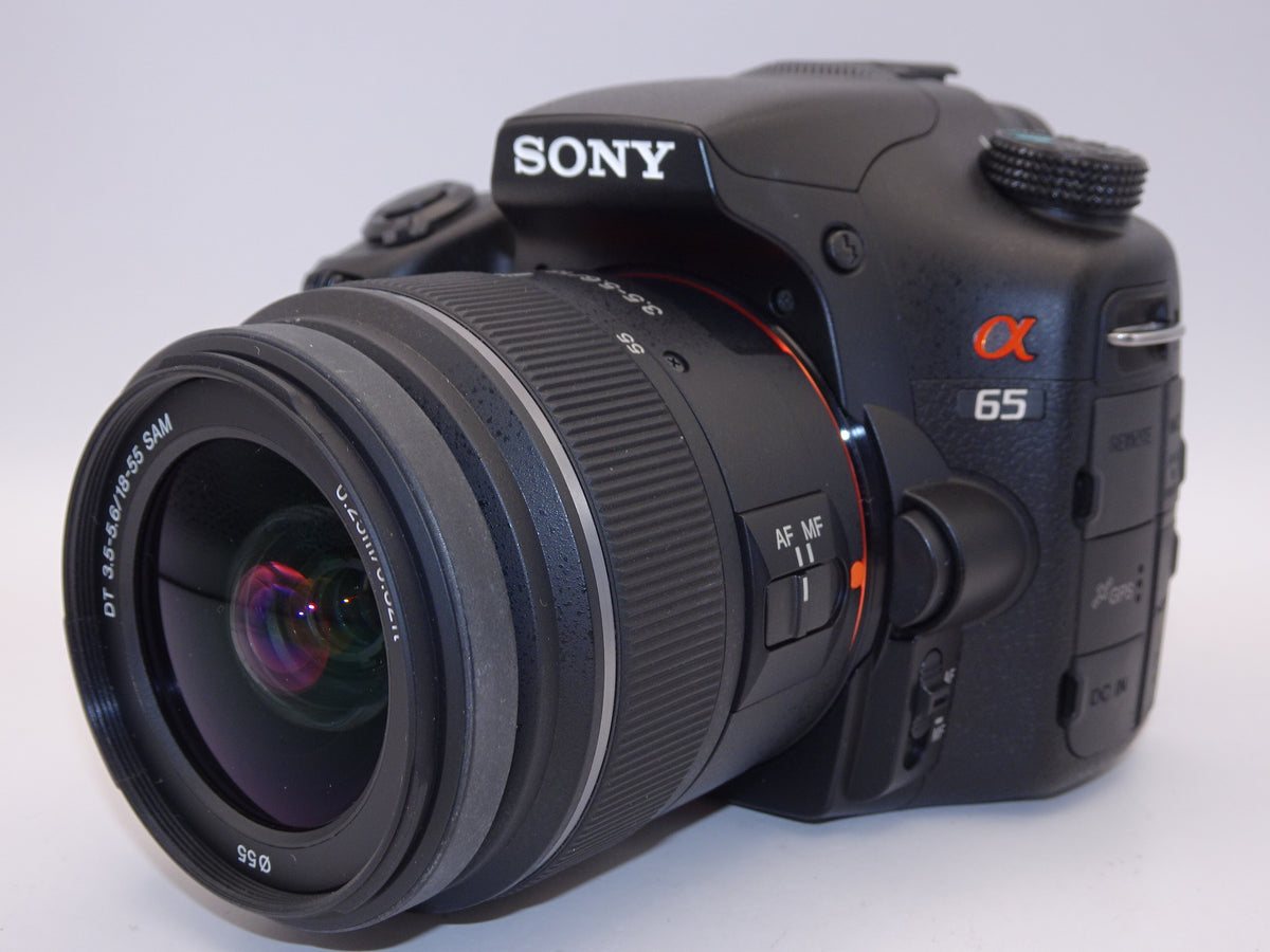 【外観特上級】ソニー SONY α65 ズームレンズキット DT 18-55mm F3.5-5.6 SAM付属 SLT-A65V