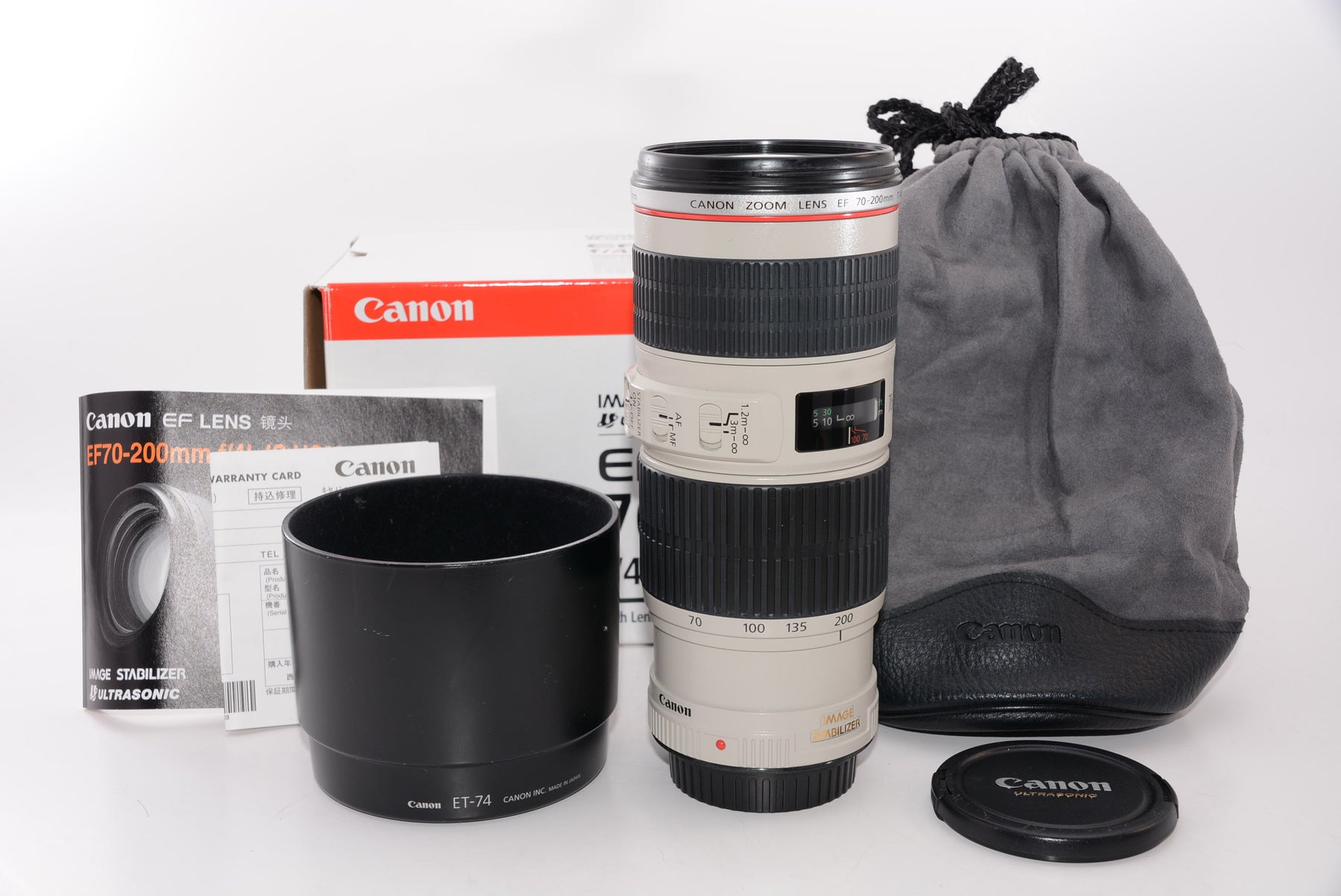 【外観特上級】Canon 望遠ズームレンズ EF70-200mm F4L IS USM フルサイズ対応