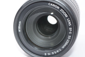 【外観特上級】Canon 望遠ズームレンズ EF-S55-250mm F4-5.6 IS II