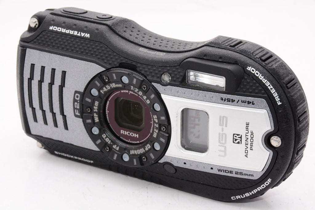 外観特上級】RICOH 防水デジタルカメラ WG-5GPS ガンメタリック 防水