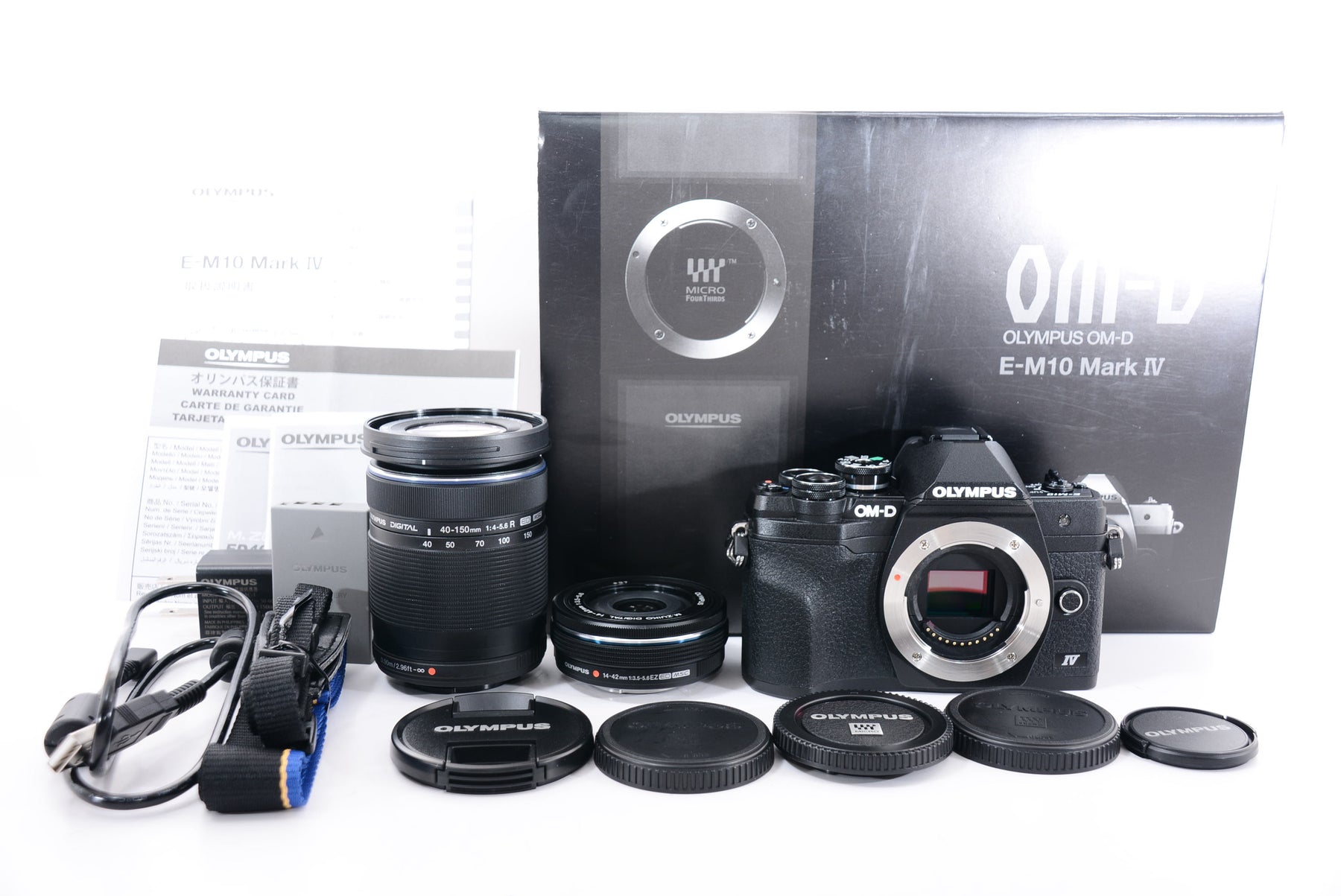 外観特上級】OLYMPUS ミラーレス一眼カメラ OM-D E-M10 MarkIV EZ