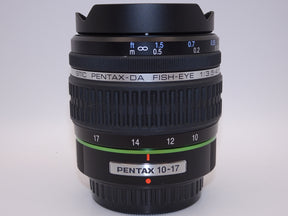 【外観特上級】PENTAX フィッシュアイズームレンズ DA FISH-EYE 10-17mmF3.5-4.5ED[IF] Kマウント APS-Cサイズ 21580