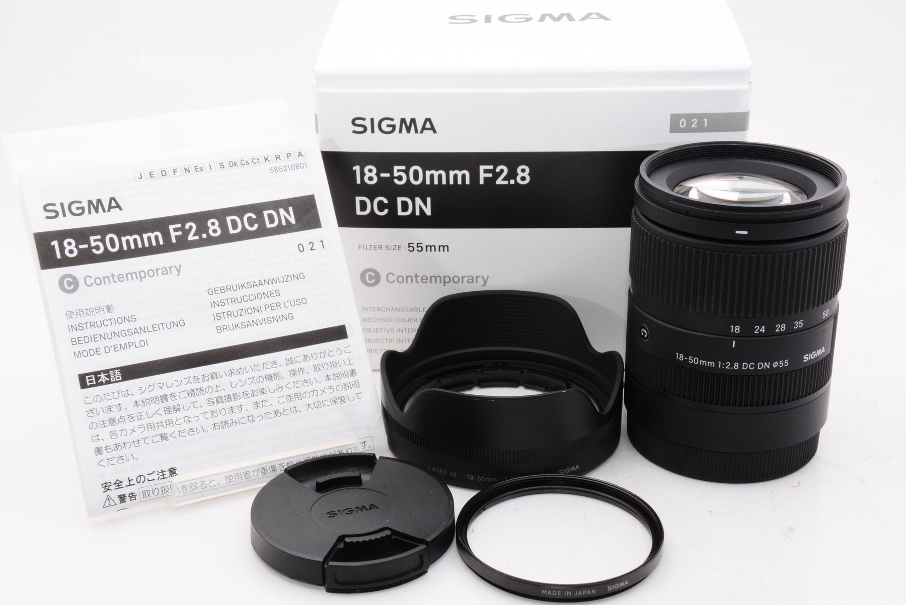 【外観特上級】シグマ 18-50mm F2.8 DC DN SEマウント用