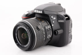 【外観特上級】Nikon デジタル一眼レフカメラ D3300 18-55 VR IIレンズキット ブラック D3300LKBK