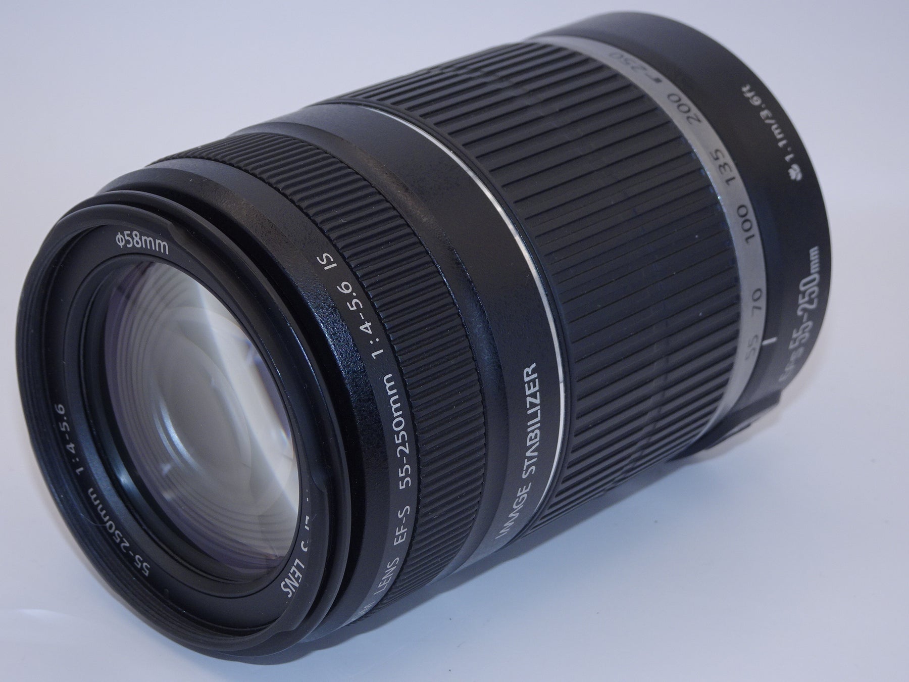 【外観特上級】Canon 望遠レンズ EF-S55-250mm F4-5.6 IS APS-C対応