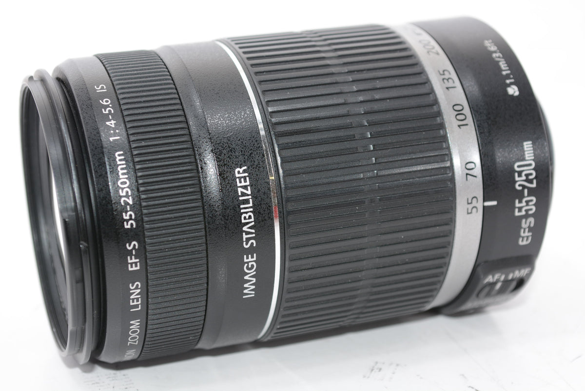 【外観特上級】Canon 望遠レンズ EF-S55-250mm F4-5.6 IS