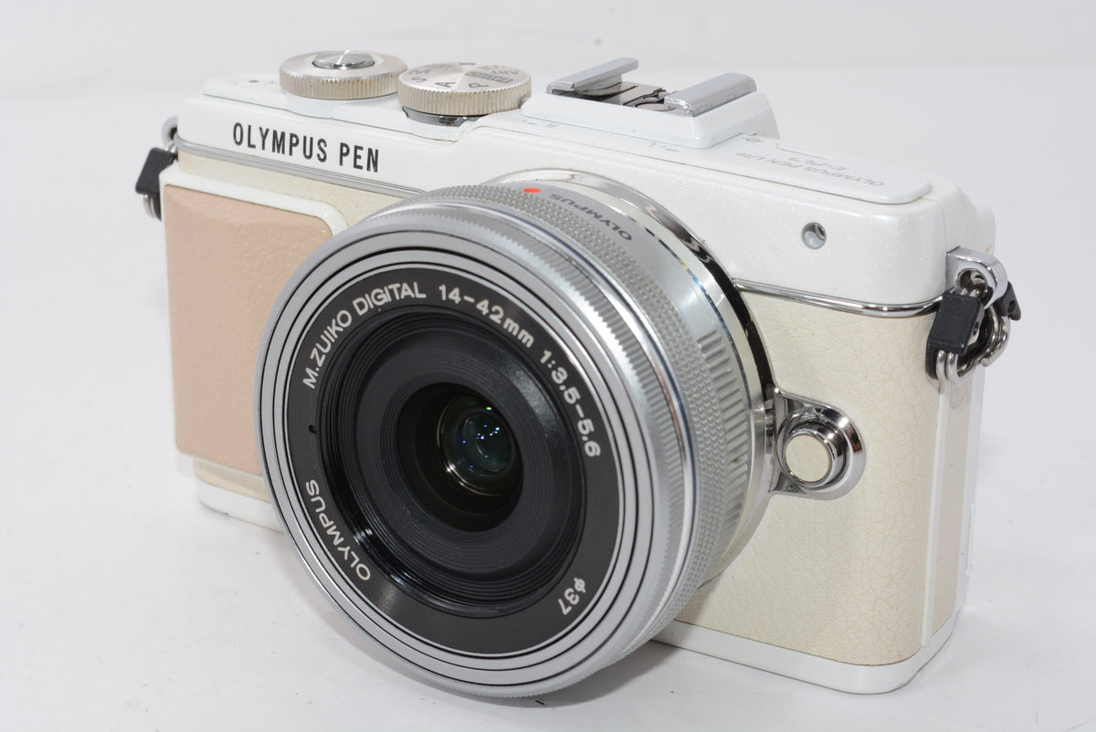 【外観特上級】OLYMPUS PEN E-PL7 14-42mm EZレンズキット ホワイト ミラーレス一眼 E-PL7 EZ LKIT WHT