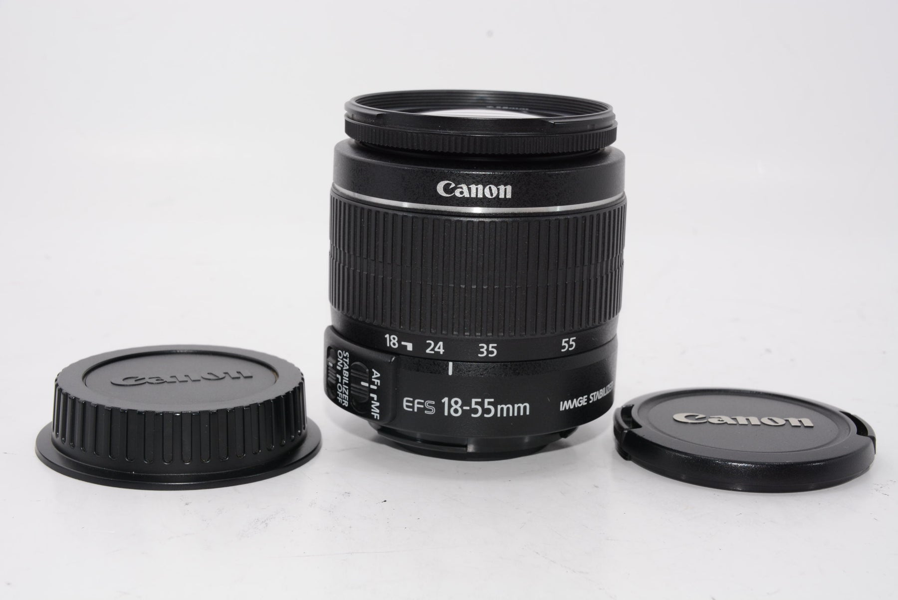 【外観特上級】Canon 標準ズームレンズ EF-S18-55mm F4.0-5.6IS STM APS-C対応