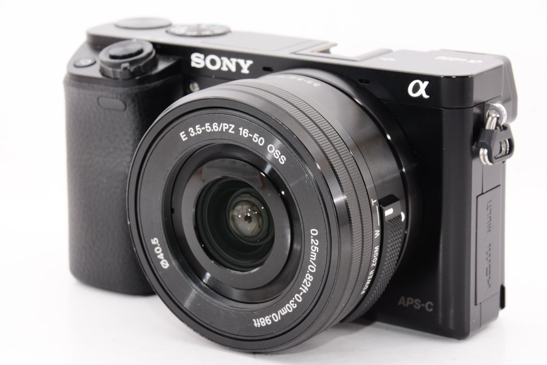 【外観特上級】SONY ミラーレス一眼 α6000 パワーズームレンズキット E PZ 16-50mm F3.5-5.6 OSS ブラック ILCE-6000L B