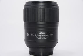 【外観特上級】Nikon 単焦点マイクロレンズ AF-S  Micro 60mm f/2.8G ED フルサイズ対応