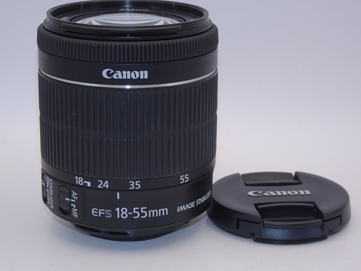 【外観特上級】Canon 標準ズームレンズ EF-S18-55mm F3.5-5.6 IS STM