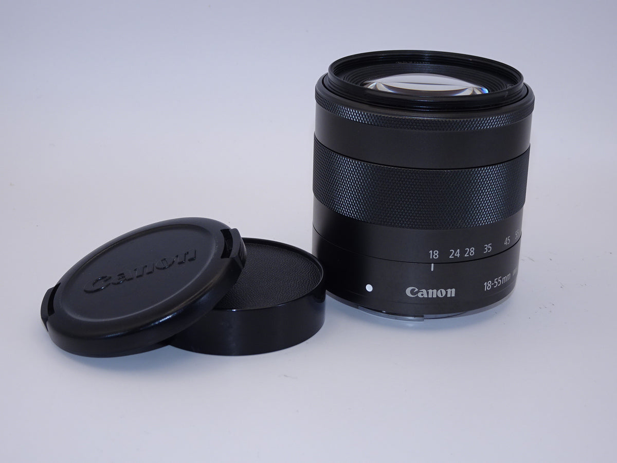 【外観特上級】Canon 標準ズームレンズ EF-M18-55mm F3.5-5.6IS STM