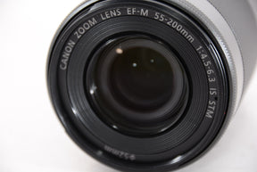 【外観特上級】Canon 望遠ズームレンズ EF-M55-200mm F4.5-6.3 IS STM ミラーレス専用 EF-M55-200ISSTM