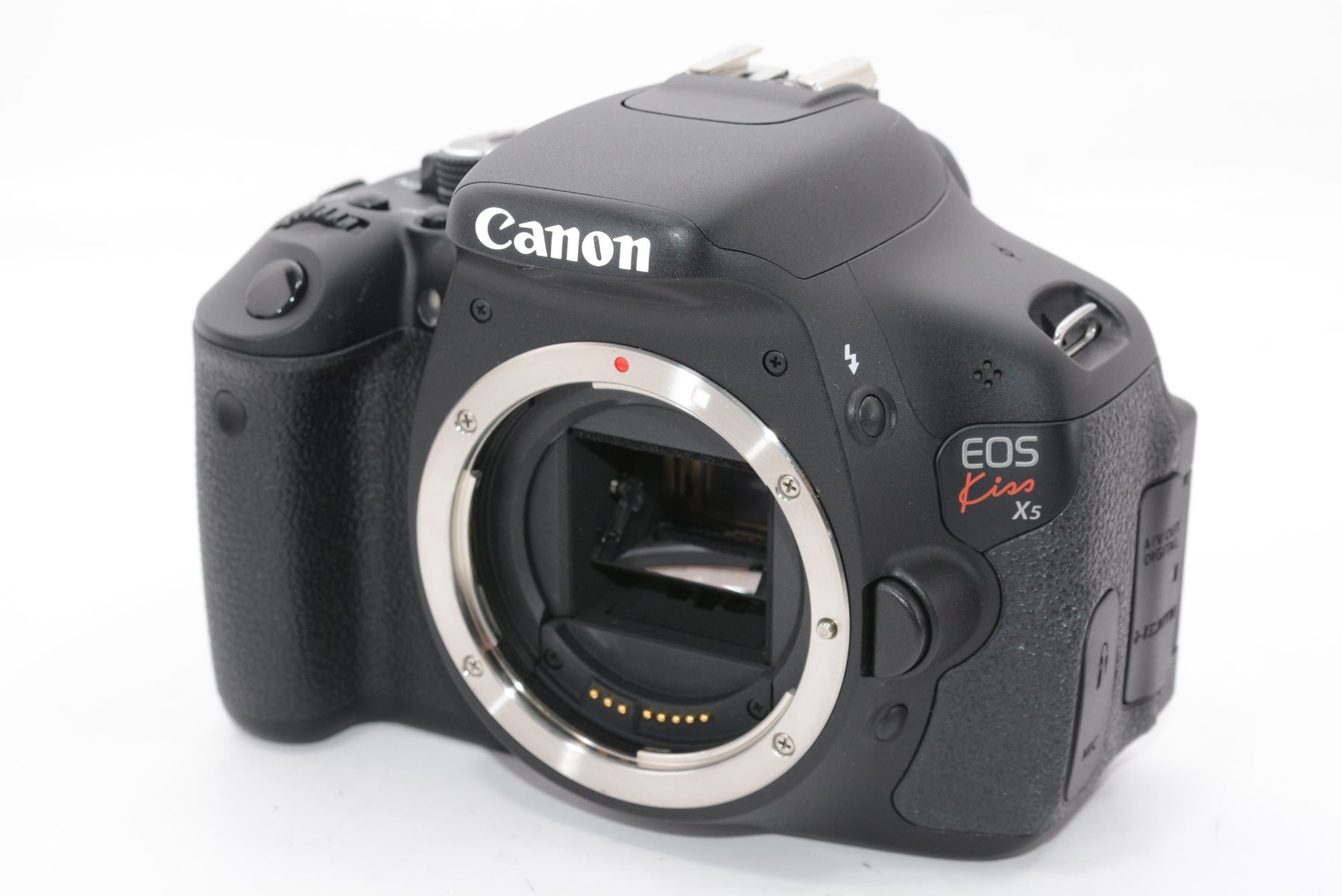 【外観特上級】Canon デジタル一眼レフカメラ EOS Kiss X5 ダブルズームキット EF-S18-55ｍｍ/EF-S55-250ｍｍ付属 KISSX5-WKIT