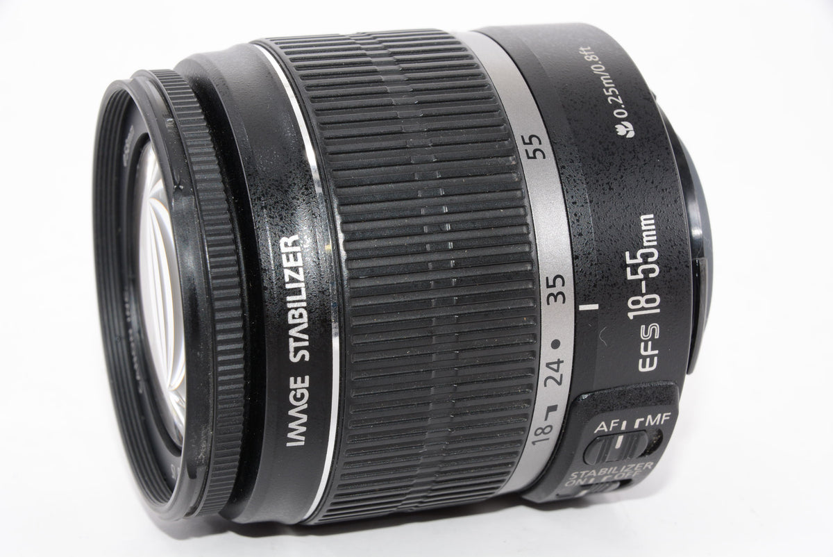 【外観特上級】Canon 標準ズームレンズ EF-S18-55mm F3.5-5.6 IS APS-C対応