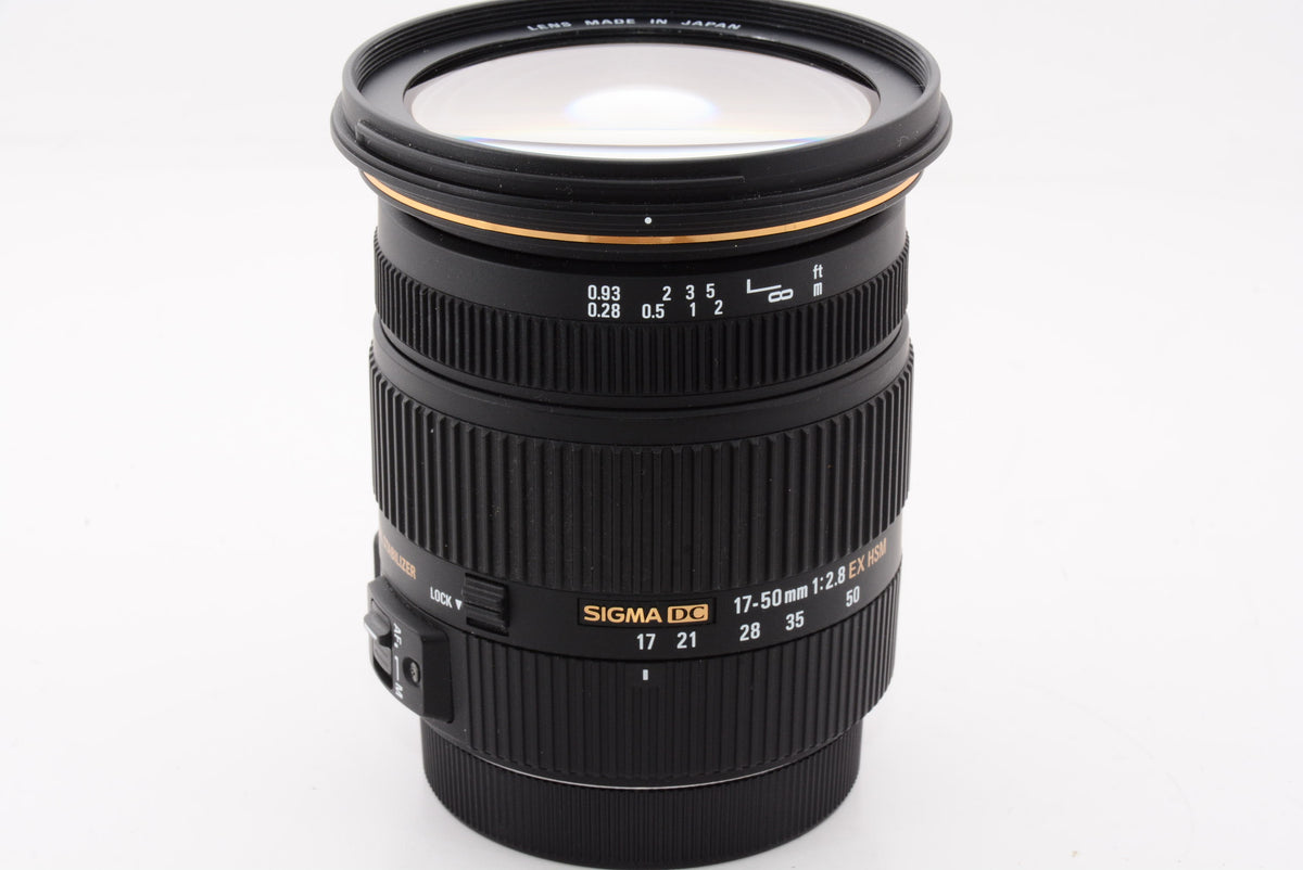 【外観特上級】SIGMA 標準ズームレンズ 17-50mm F2.8 EX DC OS HSM キヤノン用 APS-C専用 583545