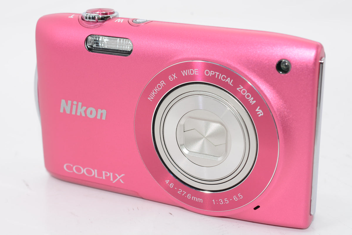 【外観特上級】Nikon デジタルカメラ COOLPIX (クールピクス) S3300 ストロベリーピンク S3300PK