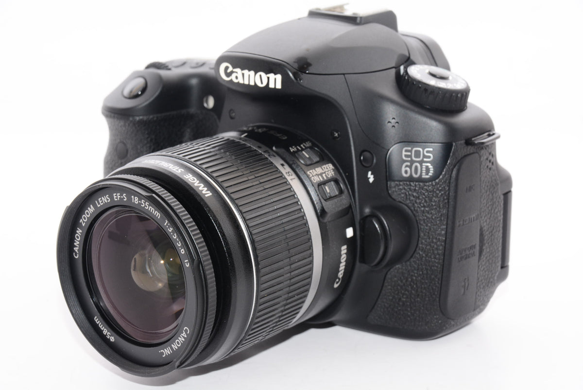 【外観特上級】Canon デジタル一眼レフカメラ EOS 60D ダブルズームキット EF-S18-55ｍｍ/EF-S55-250ｍｍ付属 EOS60D-WKIT