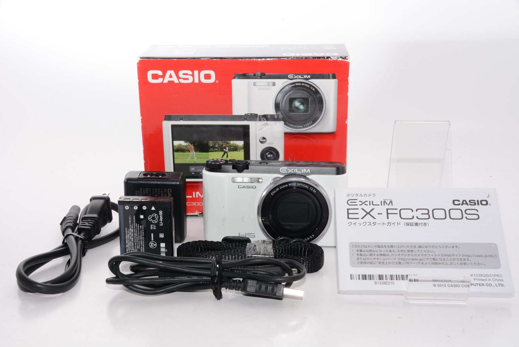 オススメ】CASIO デジタルカメラ EXILIM EXFC300SWE ゴルフモデル 1610
