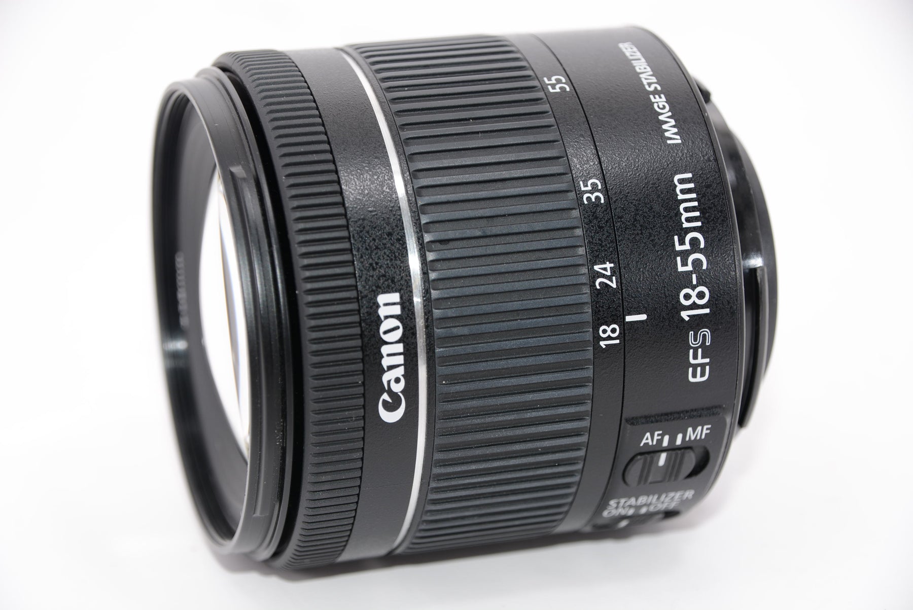 【外観特上級】Canon 標準ズームレンズ EF-S18-55mm F4.0-5.6IS STM APS-C対応