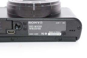 【外観特上級】SONY デジタルカメラ DSC-WX500 ブラック Cyber-shot DSC-WX500 BC