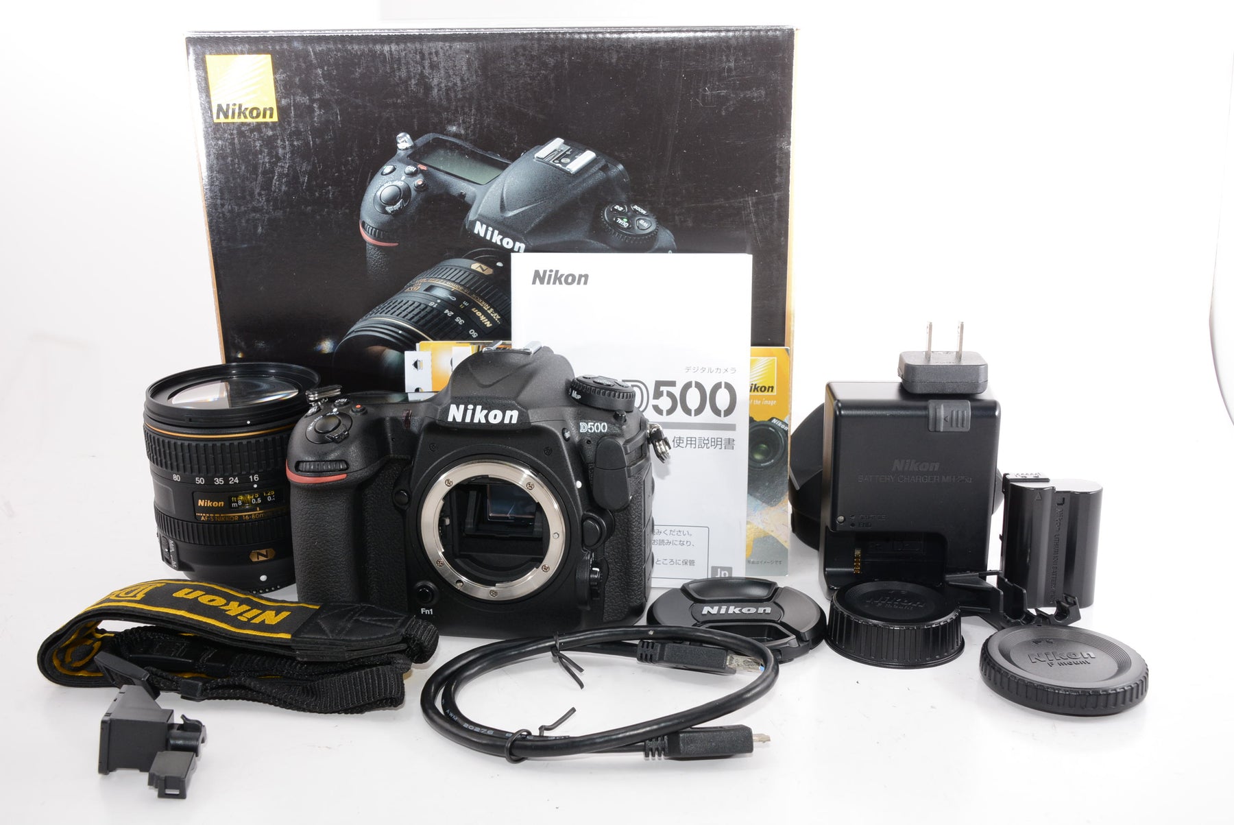 【外観特上級】Nikon デジタル一眼レフカメラ D500 レンズキット AF-S DX NIKKOR 16-80/2.8-4E ED VR D500LK16-80