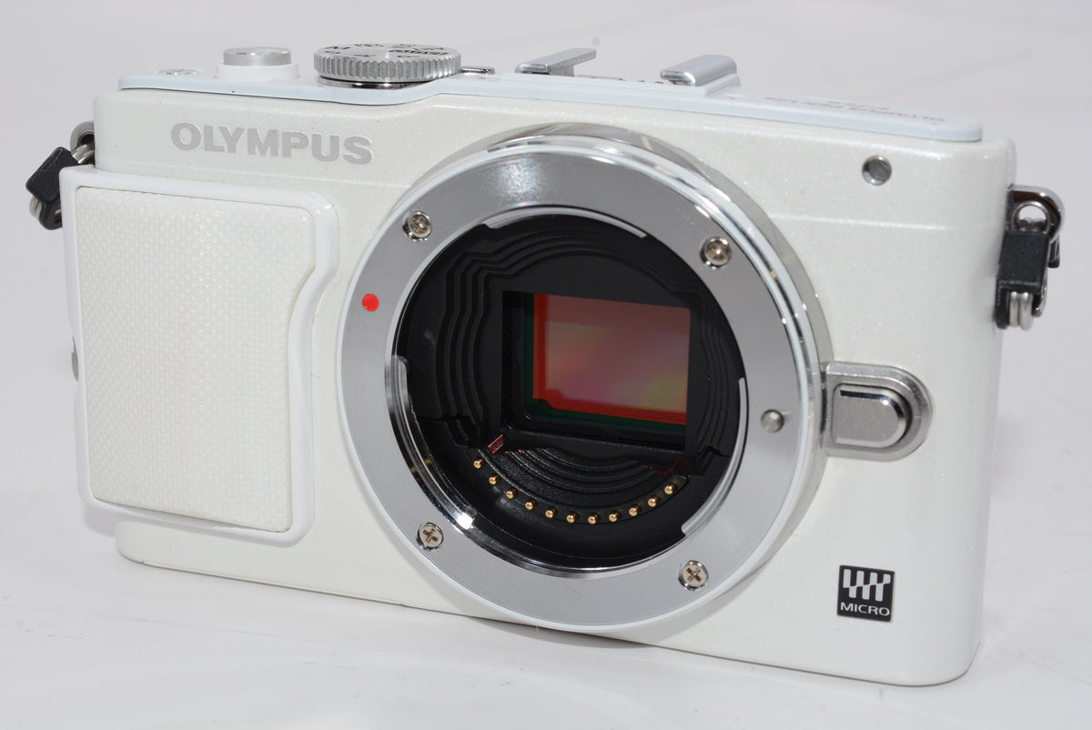 【外観並級】OLYMPUS ミラーレス一眼 PEN Lite E-PL6 ボディ ホワイト E-PL6 BODY WHT