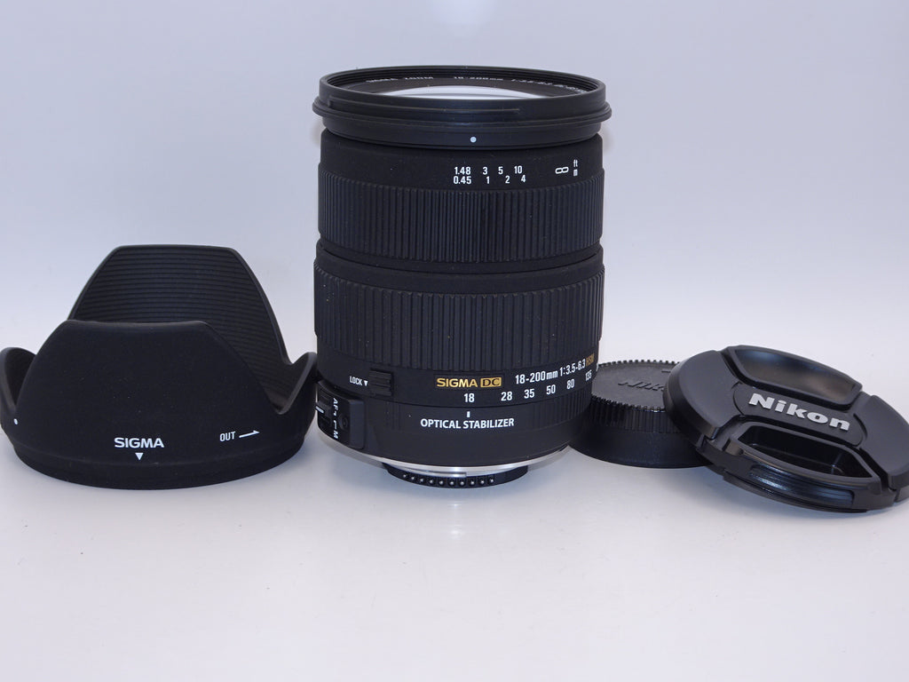 外観特上級】シグマ 18-200mm F3.5-6.3 DC OS HSM ニコン用