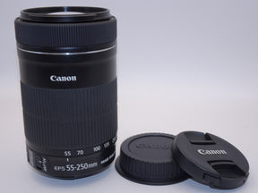 【外観特上級】Canon 望遠ズームレンズ EF-S55-250mm F4-5.6 IS STM