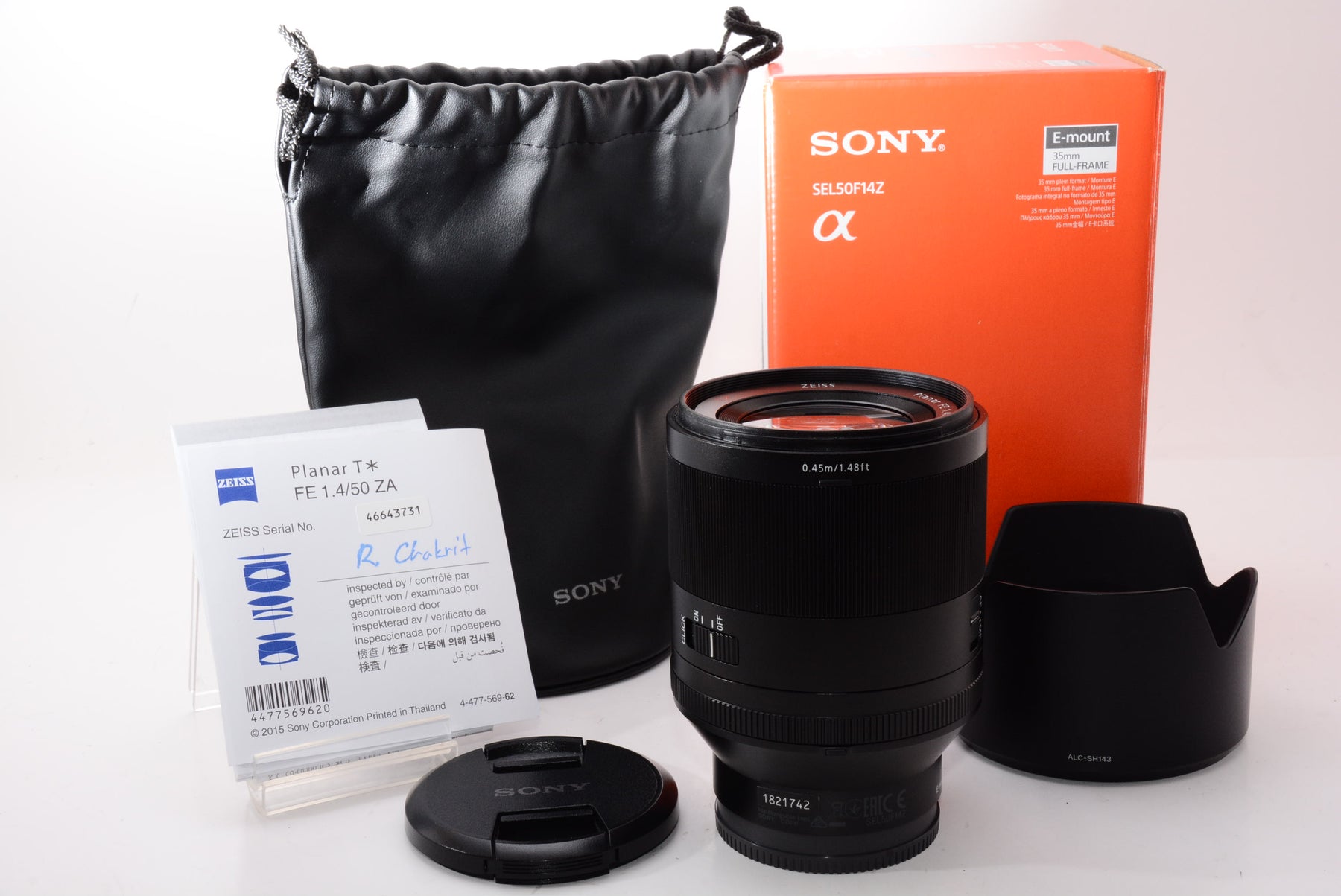 【外観特上級】ソニー SONY 単焦点レンズ Planar T* FE 50mm F1.4 ZA Eマウント35mmフルサイズ対応 SEL50F14Z