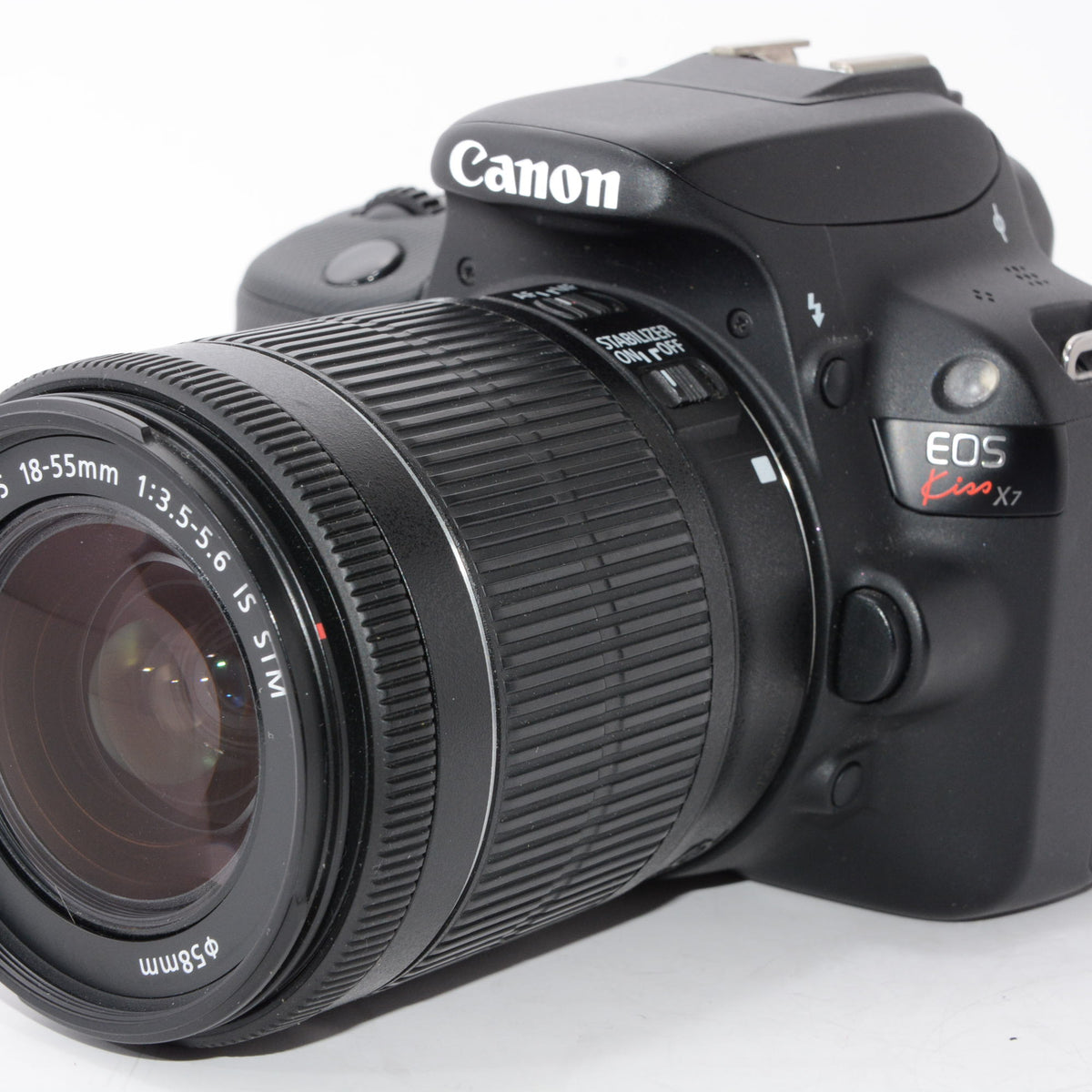 外観特上級】Canon デジタル一眼レフカメラ EOS Kiss X7 レンズキット