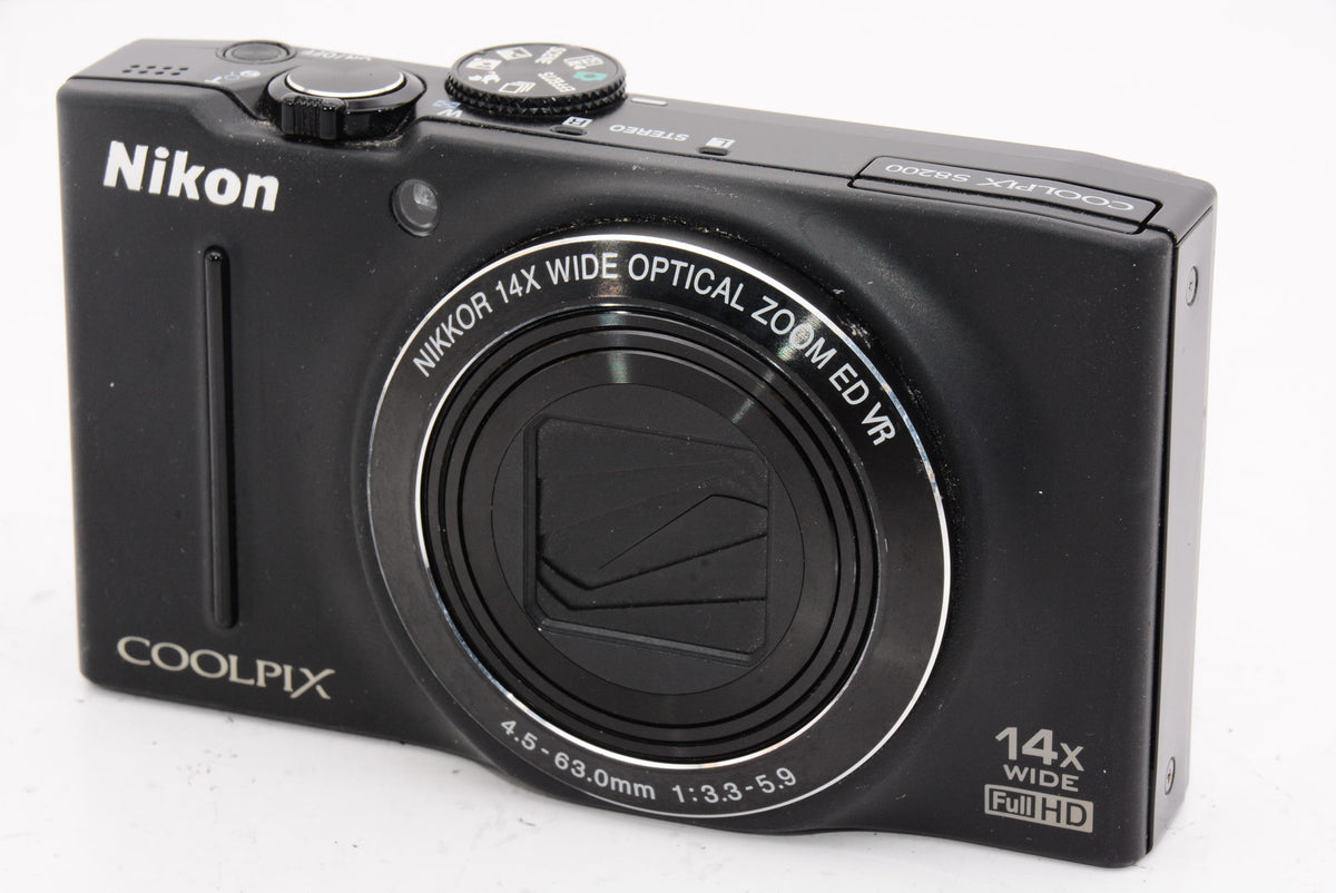 【オススメ】Nikon デジタルカメラ COOLPIX (クールピクス) S8200 ノーブルブラック S8200BK