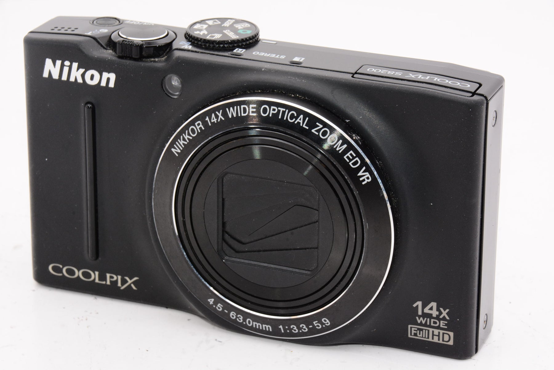 【オススメ】Nikon デジタルカメラ COOLPIX (クールピクス) S8200 ノーブルブラック S8200BK